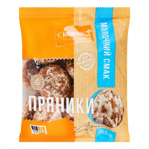360 Г ПРЯНИКИ МОЛОЧНЫЕ "КИЕВХЛЕБ"